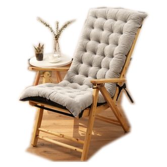 康乐屋 躺椅垫 摇椅坐垫靠垫一体通用 躺睡椅垫 加厚躺椅 折叠椅垫冬季专用