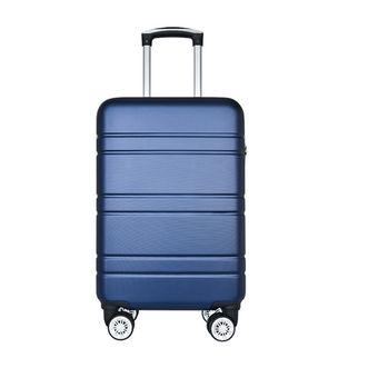大洋洲.袋鼠（OCEANIA ROO）  PC+ABS抗冲击材质旅行箱轻音顺滑行李箱20寸蓝色DS-R011