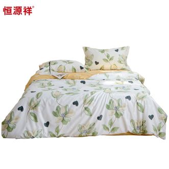 恒源祥 全棉四件套 浮生梦 亲肤柔软透气床品件套 适合1.5/1.8床使用 恒源祥 全棉四件套 浮生梦 亲肤柔软透气床品件套 适合1.5/1.8床使用