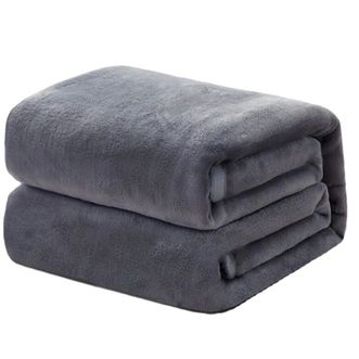 南极人  素色法兰绒毛毯 150*200cm