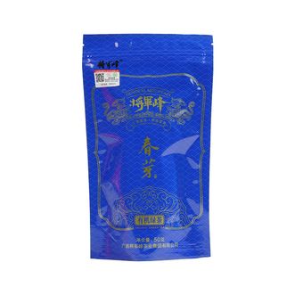 将军峰  春芽系列有机绿茶袋装50g  有机茶 绿茶