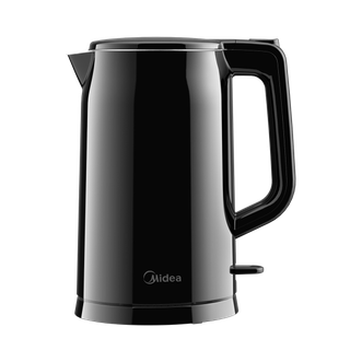美的/Midea 电水壶黑色1.7L 家用大容量 双层防烫 大功率 全钢一体无缝内胆黑色304 美的/Midea 电水壶黑色1.7L 家用大容量 双层防烫 大功率 全钢一体无缝内胆黑色304
