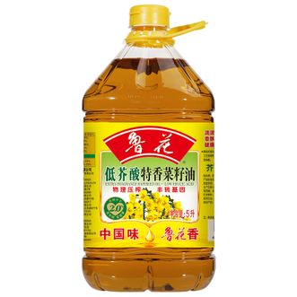 鲁花  低芥酸特香菜籽油 5L 食用油