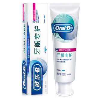 欧乐B（Oral-B） 200克 排浊泡泡牙膏 牙龈专护(对抗红肿出血)