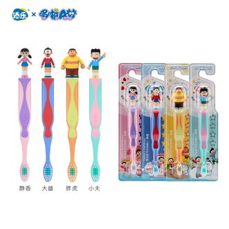 添乐 儿童柔丝护齿牙刷 四支装(静香+大雄+胖虎+小夫)DS-ZH889 添乐 儿童柔丝护齿牙刷 四支装(静香+大雄+胖虎+小夫)DS-ZH889