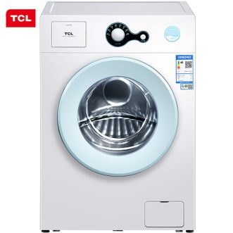TCL 7公斤全自动滚筒洗衣机 一键洗涤 6重智控 蜂巢式护衣内筒 G70L100 芭蕾白