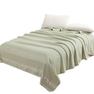 彩羊(Fazeya) 纯棉毛巾被蜂巢毛巾被全棉双人毯子单人棉毯夏季夏天空调被夏凉被 墨绿色 180x220cm(1050g) 彩羊(Fazeya) 纯棉毛巾被蜂巢毛巾被全棉双人毯子单人棉毯夏季夏天空调被夏凉被 墨绿色 180x220cm(1050g)