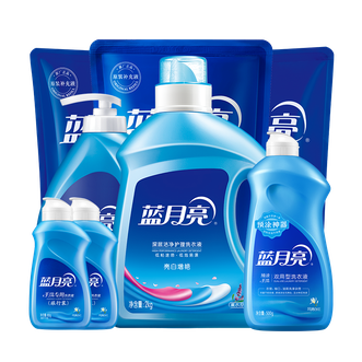 蓝月亮 洗衣液2kg瓶+补充装500gx2袋+手洗1kg瓶+预涂500g瓶 正品包邮 多种体验 合计发9斤+80g组合 蓝月亮 洗衣液2kg瓶+补充装500gx2袋+手洗1kg瓶+预涂500g瓶 正品包邮 多种体验 合计发9斤+80g组合