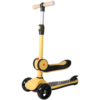 Besrey贝思瑞 多功能二合一儿童闪光轮折叠滑板车 BR-K401S（两色可选）