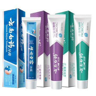 云南白药 牙膏-益优冰柠145g+益优薄荷145g+清新晨露150g 云南白药 牙膏-益优冰柠145g+益优薄荷145g+清新晨露150g