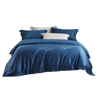 梦洁家纺 60支长绒棉纯棉四件套-洛克特200*230cm(皇家蓝) 情侣双人床上用品 床单被罩枕套 梦洁家纺 60支长绒棉纯棉四件套-洛克特200*230cm(皇家蓝) 情侣双人床上用品 床单被罩枕套