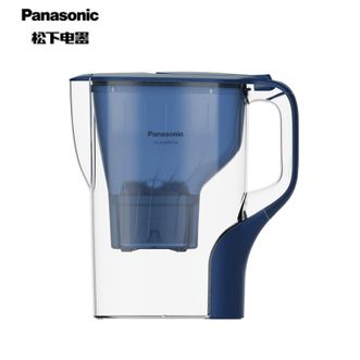 松下（Panasonic）过滤净水器 家用滤水壶 净水壶 厨房自来水过滤净水器TK-EUNP51A（蓝色）
