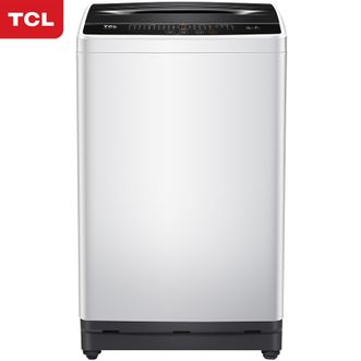 TCL 8KG大容量全自动波轮洗衣机 23分钟快洗 一键脱水 桶风干B80L100 亮灰色