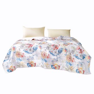 富安娜/Fuanna  七孔抗菌印花空调被-半夏.采薇203*229cm 富安娜/Fuanna  七孔抗菌印花空调被-半夏.采薇203*229cm