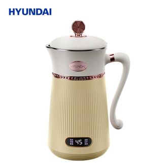 HYUNDAI  多功能料理机1L豆浆机自动清洗加热破壁机榨汁机果汁机婴儿辅食机 QC-DJ59