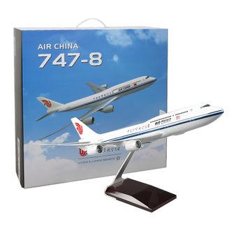 Air China  国航飞机模型1:150 747-8彩盒装