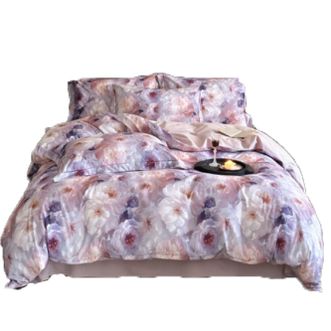 多奇曼 全棉立体印花磨毛四件套床品四件套200*230 紫韵 PH-T2401 多奇曼 全棉立体印花磨毛四件套床品四件套200*230 紫韵 PH-T2401
