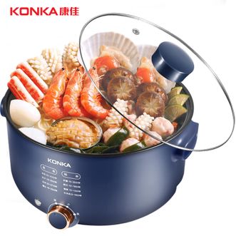  康佳（KONKA）KGJK-1626千味电火锅多用途锅大容量多功能火锅电煮锅涮锅5L大容量