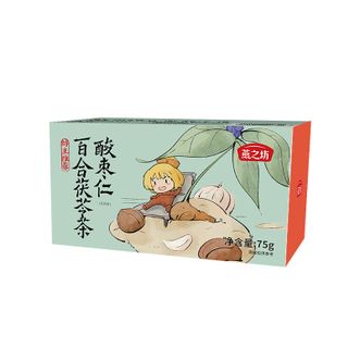 燕之坊 酸枣仁百合茯苓茶独立养生茶袋泡水水果茶叶饮料果茶盒装75gC6018010022 燕之坊 酸枣仁百合茯苓茶独立养生茶袋泡水水果茶叶饮料果茶盒装75gC6018010022