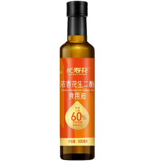 长寿花  浓香花生60%甘油二酯食用油 煎炒烹炸凉拌 营养健康轻酯减负  500mL 长寿花  浓香花生60%甘油二酯食用油 煎炒烹炸凉拌 营养健康轻酯减负  500mL