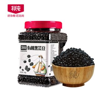 北纯 有机黑芸豆 1.4kg 罐装 东北杂粮粗粮粥饭 大粒黑豆不染色 北纯 有机黑芸豆 1.4kg 罐装 东北杂粮粗粮粥饭 大粒黑豆不染色