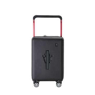 皇冠/Crown  宽拉杆八轮万向轮旅行箱黑色行李箱拉杆箱 20英寸 C-F2028H/20 皇冠/Crown  宽拉杆八轮万向轮旅行箱黑色行李箱拉杆箱 20英寸 C-F2028H/20