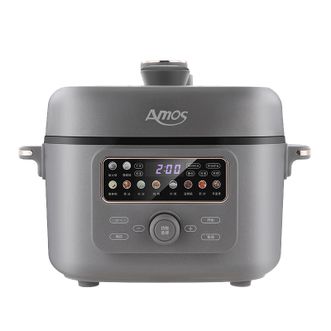 亚摩斯/Amos  纯钛电压力锅  家用无涂层刷煮焖炖4L大容量高压锅  适合4-8人  AS-YDG409A 亚摩斯/Amos  纯钛电压力锅  家用无涂层刷煮焖炖4L大容量高压锅  适合4-8人  AS-YDG409A