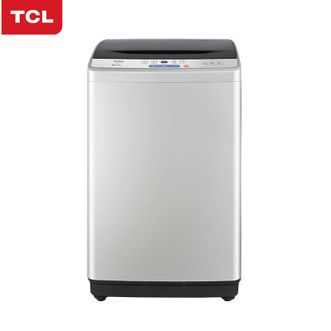 TCL全自动洗衣机 家用6公斤出租房宿舍洗脱一体XQB60-D01 亮灰色