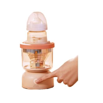 小白熊 婴儿摇奶器 冲奶器转奶器 宝宝全自动冲泡奶器搅拌器 免手搓电动均匀摇奶机 HL-5030F