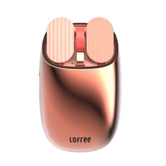 洛斐/LOFREE  无线鼠标蓝牙多功能电脑笔记本办公家用 玫瑰金鼠标 EP115