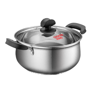 炊大皇(COOKER KING)  22cm 弧形不锈钢汤锅CK80318 炊大皇(COOKER KING)  22cm 弧形不锈钢汤锅CK80318