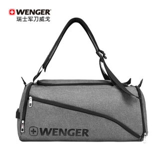 威戈(Wenger) 运动包大容量便携行李手提袋旅行包多功能健身包单肩挎包 609653