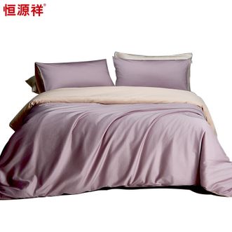 恒源祥 100S 轻奢贡缎全棉四件套 拂光 200*230cm 简约抗菌透气床品件套(床单款) 恒源祥 100S 轻奢贡缎全棉四件套 拂光 200*230cm 简约抗菌透气床品件套(床单款)