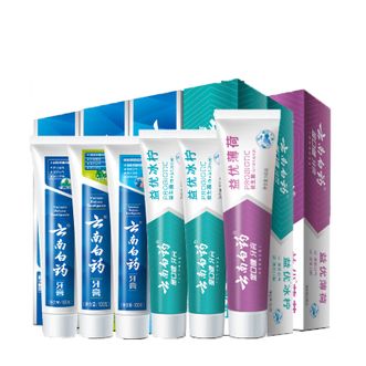 云南白药 655g*1套金口健牙膏 益生菌清新口气牙膏家庭装 护龈护齿 云南白药 655g*1套金口健牙膏 益生菌清新口气牙膏家庭装 护龈护齿