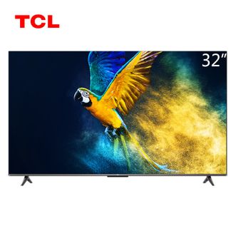TCL电视 32V6E 32英寸 全高清 护眼防蓝光 无边全面屏 金属边框 液晶网络智能平板电视机