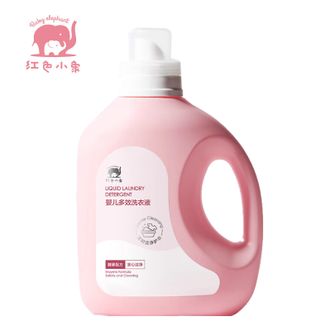 红色小象  婴儿洗衣液1.2L 清新果香机洗手洗二合一多效洗衣液