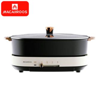 MACAIIROOS 4.5L智能多功能料理锅电煮锅电火锅分体易清洗涮一体蒸煮炒煎 MC-HG351 MACAIIROOS 4.5L智能多功能料理锅电煮锅电火锅分体易清洗涮一体蒸煮炒煎 MC-HG351