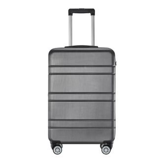 大洋洲.袋鼠(OCEANIA ROO)  防刮时尚拉杆箱24英寸 旅行行李箱 太空灰色 DS-R011 大洋洲.袋鼠(OCEANIA ROO)  防刮时尚拉杆箱24英寸 旅行行李箱 太空灰色 DS-R011