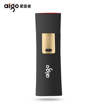  爱国者 Aigo USB3.0 U盘 L8302写保护 黑色 防病毒入侵 防误删 高速读写U盘