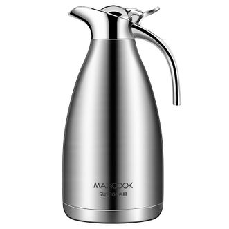 美厨（MAXCOOK）保温壶不锈钢内胆真空欧式保温水壶办公室家用2.0L大容量暖壶MCH-478