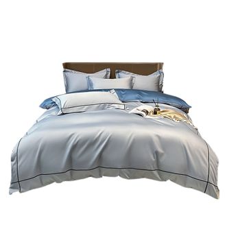 彩羊(Fazeya) 60S奢品长绒棉四件套 天空蓝 1.5m床 和 1.8m床通用 彩羊(Fazeya) 60S奢品长绒棉四件套 天空蓝 1.5m床 和 1.8m床通用