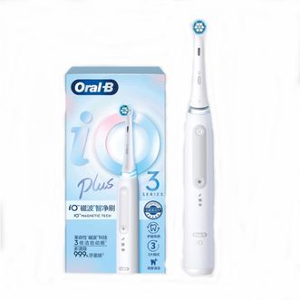 欧乐B/OralB  成人牙刷iO3 plus智净磁波刷 刷头*2（新老包装随机发货）