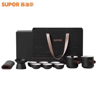 苏泊尔(SUPOR)  功夫茶具套装11件套 户外露营办公茶具套装-不带茶托盘款 苏泊尔(SUPOR)  功夫茶具套装11件套 户外露营办公茶具套装-不带茶托盘款