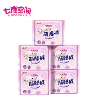 七度空间 萌睡裤夜用裤型巾M-L码10片 裤型卫生巾夜用安睡裤拉拉裤考拉裤 安心裤 七度空间 萌睡裤夜用裤型巾M-L码10片 裤型卫生巾夜用安睡裤拉拉裤考拉裤 安心裤