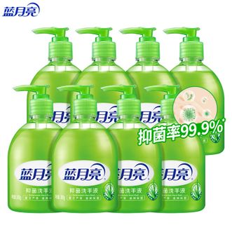 蓝月亮 洗手液300g*8瓶 芦荟健康抑菌99.9%洗手液泡沫丰富滋润保湿 蓝月亮 洗手液300g*8瓶 芦荟健康抑菌99.9%洗手液泡沫丰富滋润保湿