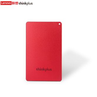 联想thinkplusUS100红色【1T】商用移动固态硬盘USB3.2高速PSSD移动硬盘小巧便携读取400MB/S