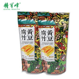 将军峰江口农产品黄豆腐竹豆皮150克*3袋