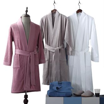 康尔馨/careseen 世茂希尔顿酒店授权五星级酒店浴袍浴衣男女士纯棉毛巾料吸水 康尔馨/careseen 世茂希尔顿酒店授权五星级酒店浴袍浴衣男女士纯棉毛巾料吸水