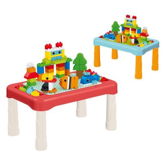 婴侍卫(BBG+) 儿童积木桌66PCS 566-370 颜色随机 婴侍卫(BBG+) 儿童积木桌66PCS 566-370 颜色随机