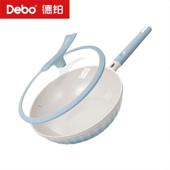 德铂(Debo) 埃菲尔28cm(炒锅)DEP-DS449 含钛陶瓷锅健康不粘锅 德铂(Debo) 埃菲尔28cm(炒锅)DEP-DS449 含钛陶瓷锅健康不粘锅